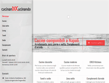 Tablet Screenshot of cucinandocucinando.com